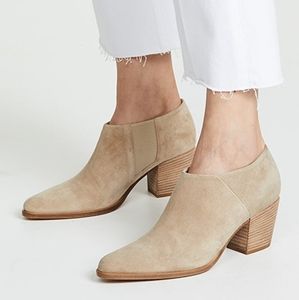 Taupe Suede Bootie